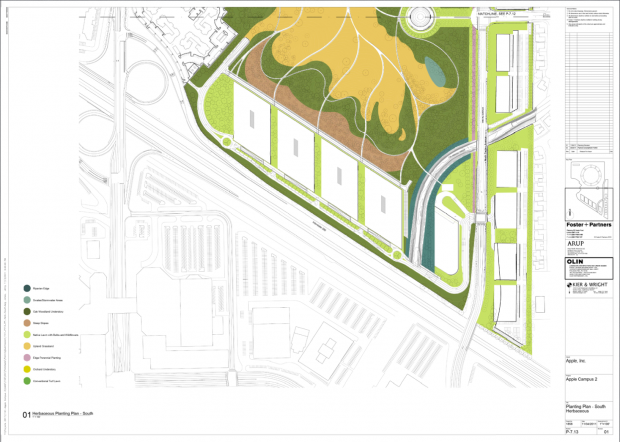 Pl&auml;ne f&uuml;r den Apple Campus 2 von Foster + Partner (Bild: Cupertino City Council)